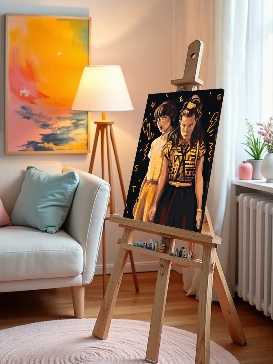 Картина по номерам «Очень странные дела ОСД: Майк и 11 арт» — картинка 10