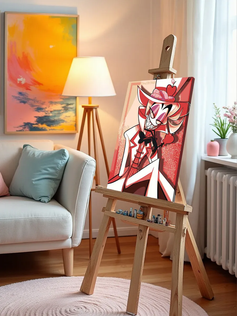 Картина по номерам «Отель Хазбин (Харбин): Люцифер 40x50» — картинка 10