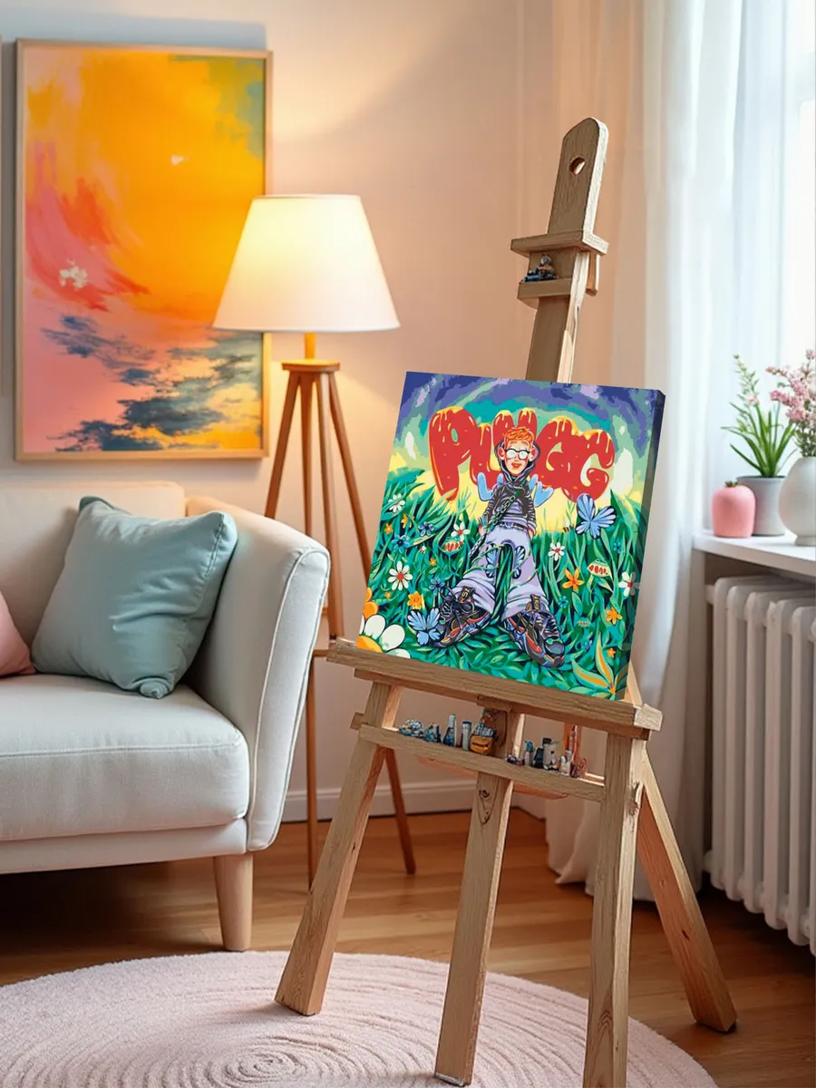 Картина по номерам «Рэп музыкант Toxis Токсис: PLUGG LUVV» — картинка 9