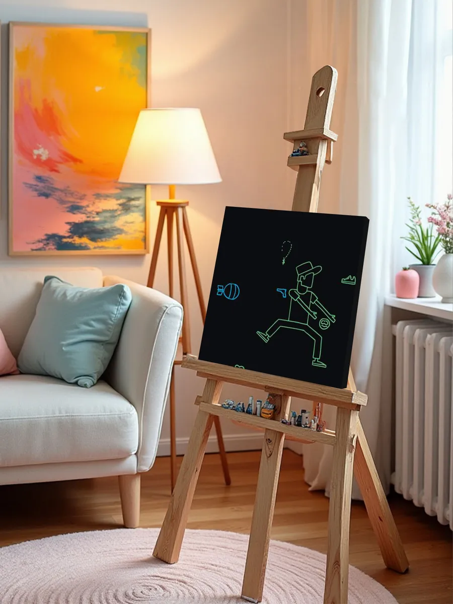 Картина по номерам «Рэпер ЛСП LSP: альбом ЁП, обложка 40x40» — картинка 9