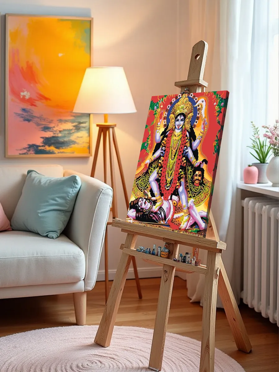 Картина по номерам «Религия индуизм Индия: богиня Кали и Шива» — картинка 10