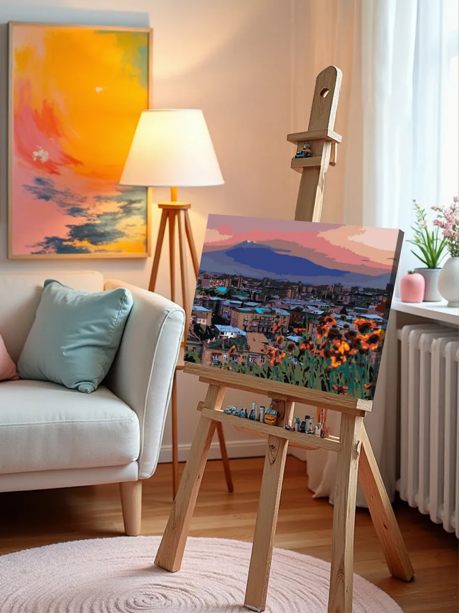 Картина по номерам «Армения: Ереван, гора Арарат 40x50» — картинка 9