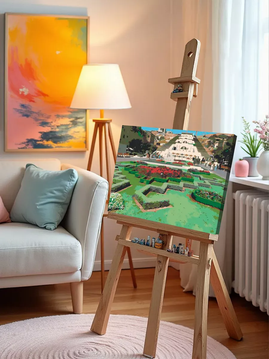 Картина по номерам «Армения: Ереван, большой Каскад 40x50» — картинка 9