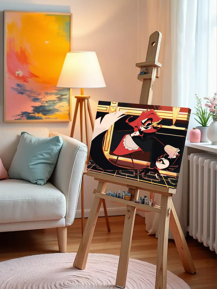 Картина по номерам «Отель Хазбин (Харбин): Ниффти и КиКи» — картинка 9