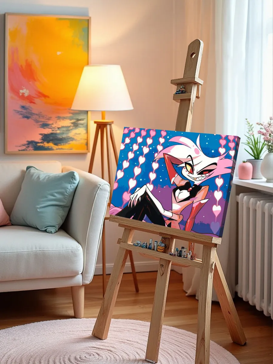 Картина по номерам «Отель Хазбин (Харбин): Энджел Даст» — картинка 9