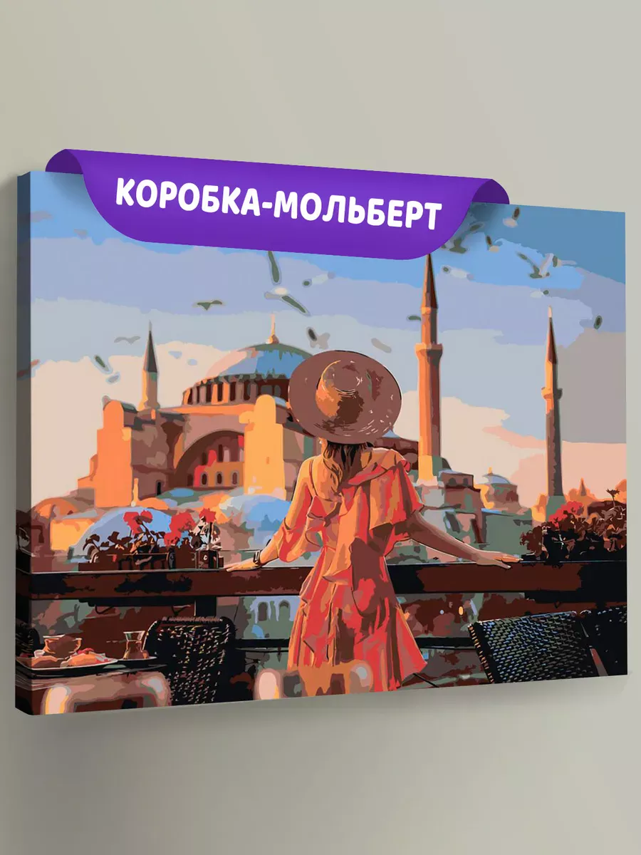 Картина по номерам «Стамбул, Турция: мечеть Айя-София 40х50»