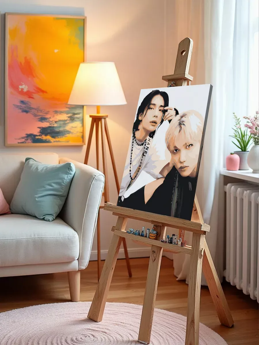 Картина по номерам «Stray Kids Стрей Кидс KPOP кпоп 40x50» — картинка 9