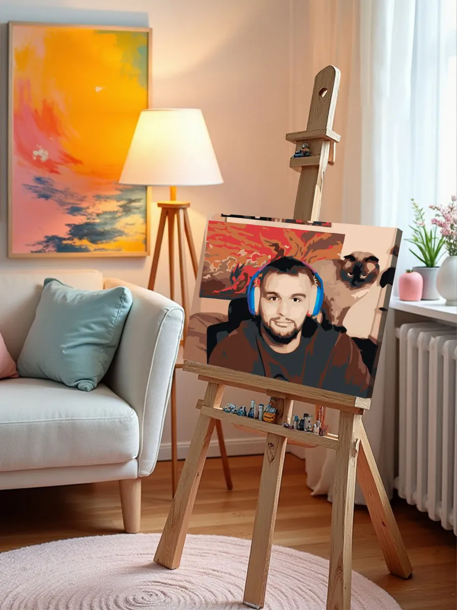 Картина по номерам «Твич стримеры Хазяева: Данила Горилла» — картинка 10