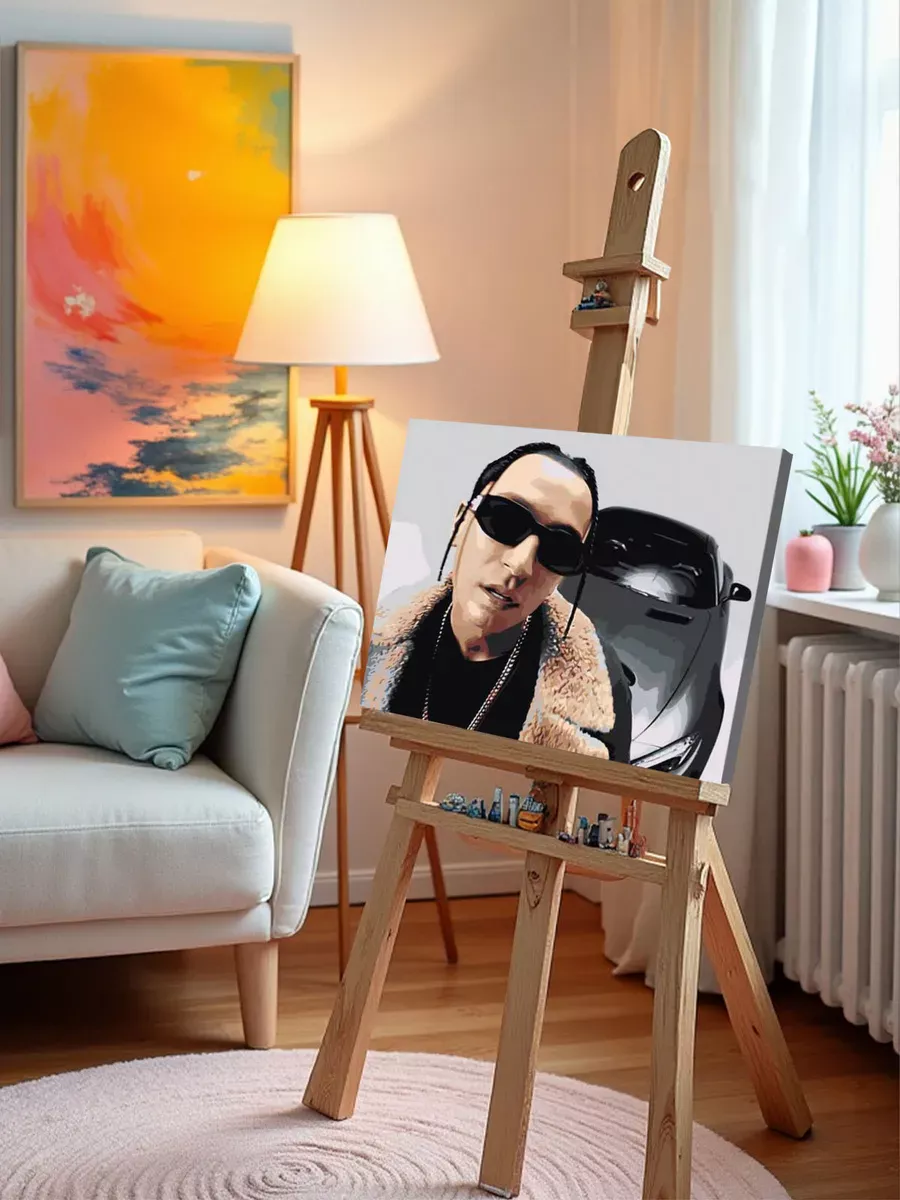 Картина по номерам «Рэпер Яникс Yanix: Вне зоны клип 40x50» — картинка 9