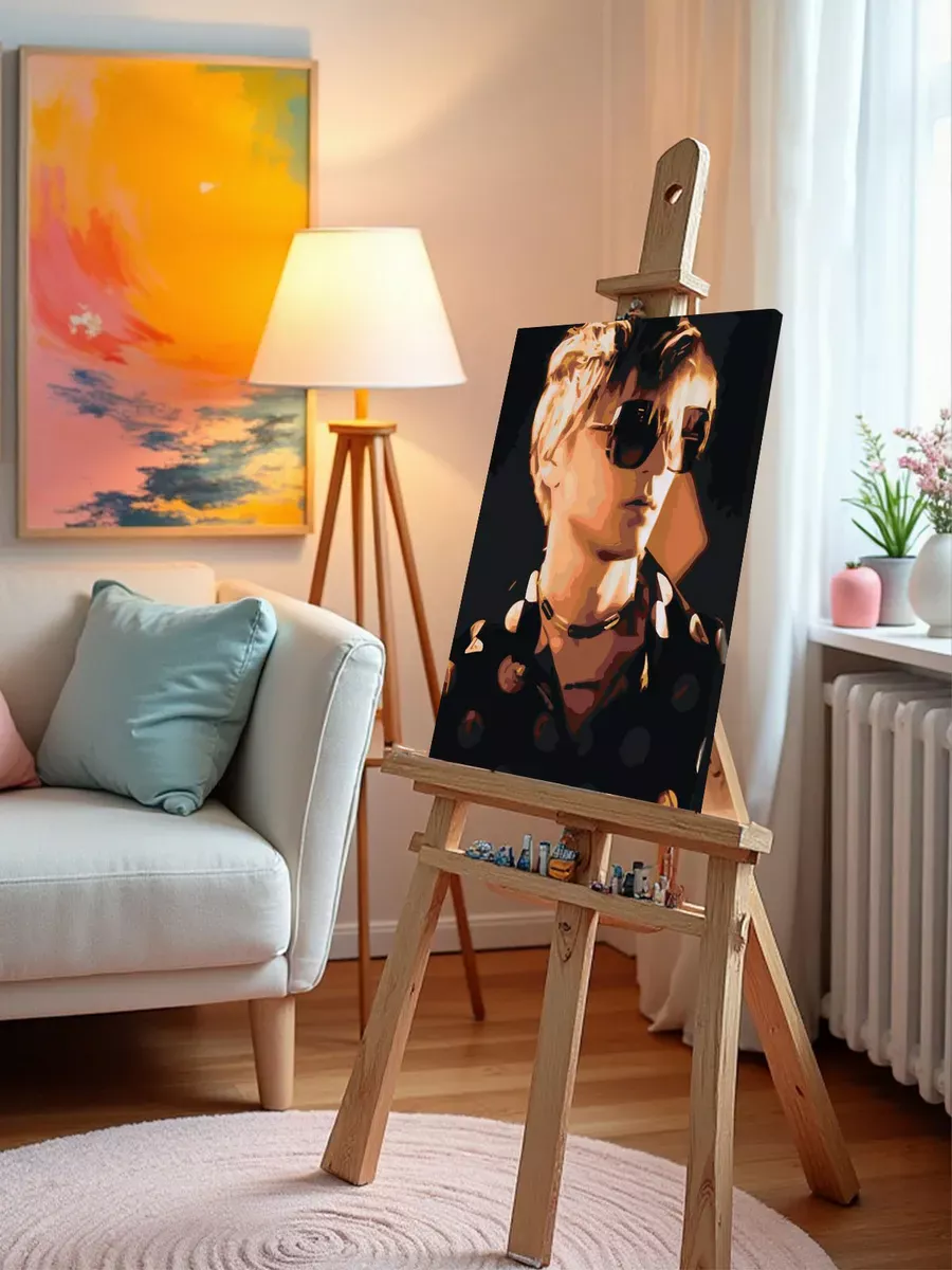 Картина по номерам «Рэпер Платина Platina: Роберт портрет» — картинка 9