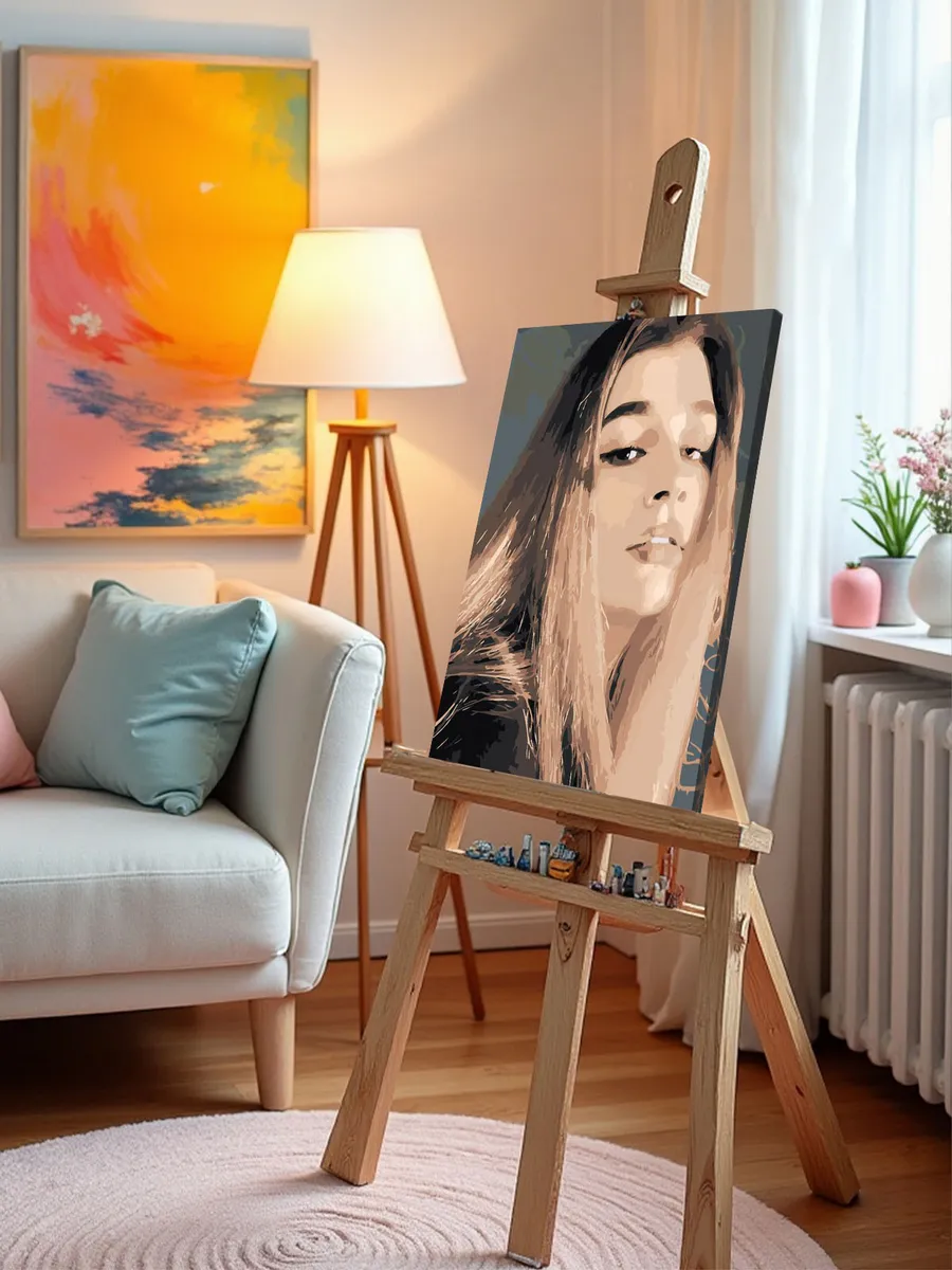 Картина по номерам «Певица Просто Лера: портрет 40x50» — картинка 10