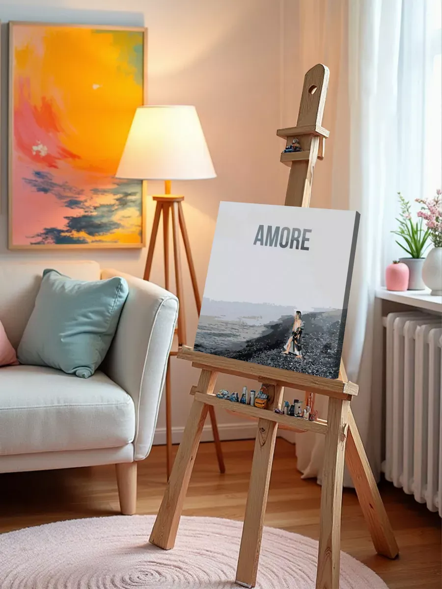 Картина по номерам «Певица Мари Краймбрери: Amore обложка» — картинка 10