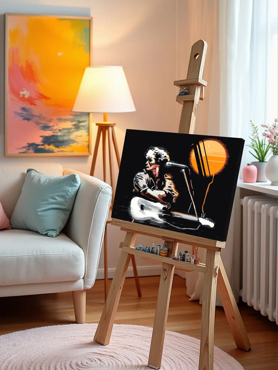 Картина по номерам «Группа Кино: Виктор Цой арт 40x50» — картинка 9