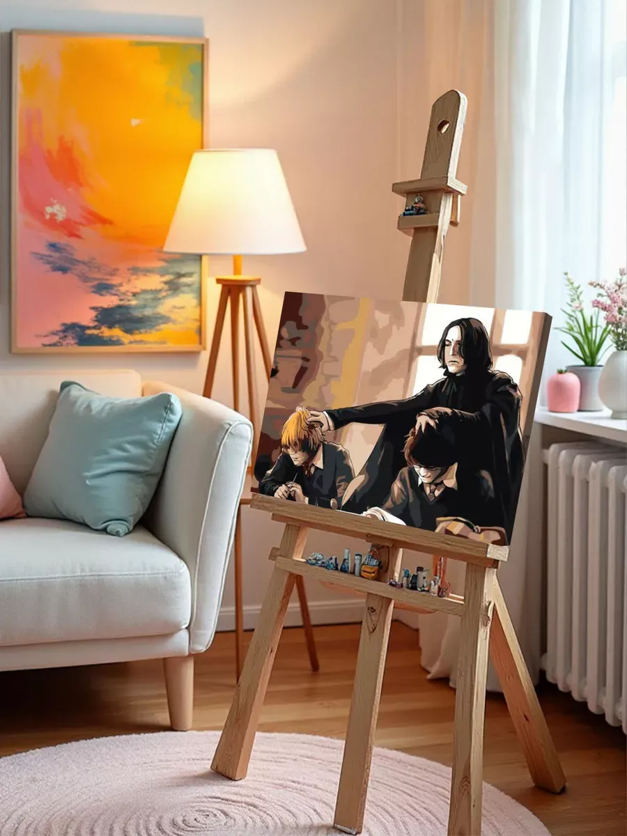 Картина по номерам «Гарри Поттер: Рон и Северус Снегг, Снейп» — картинка 10