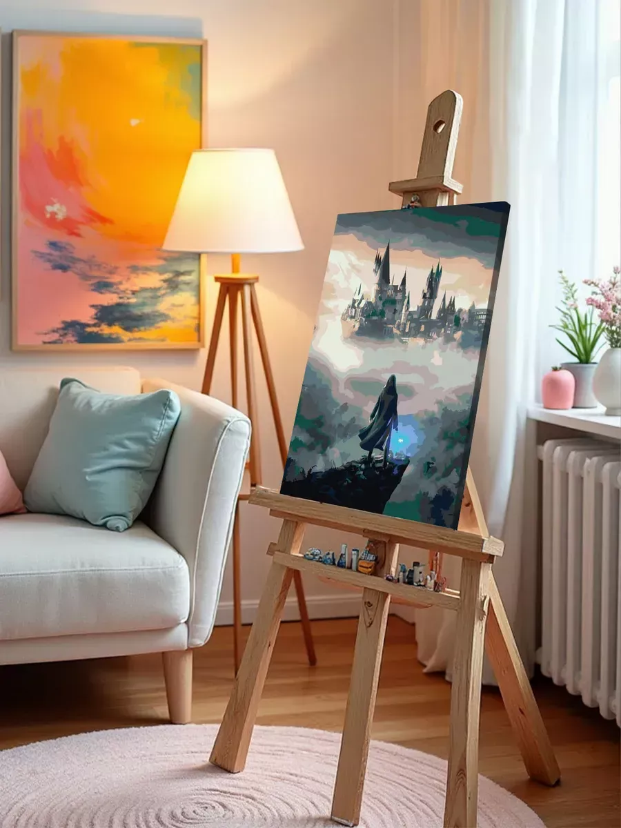 Картина по номерам «Гарри Поттер: Hogwarts Legacy, Хогвартс» — картинка 10