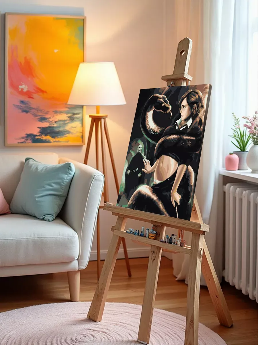 Картина по номерам «Гарри Поттер: Гермиона, змея арт 40x50» — картинка 9