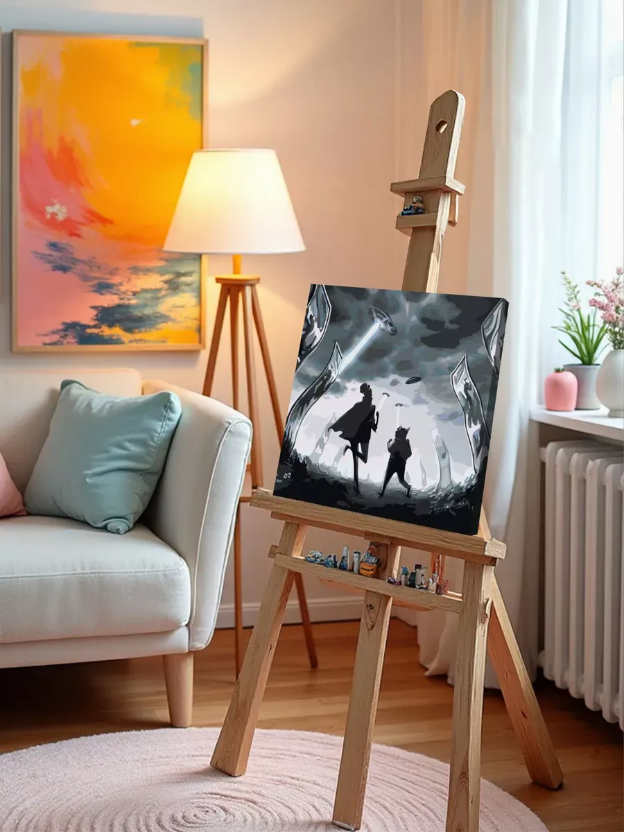 Картина по номерам «Рэпер ЛСП LSP: альбом Tragic City арт» — картинка 9