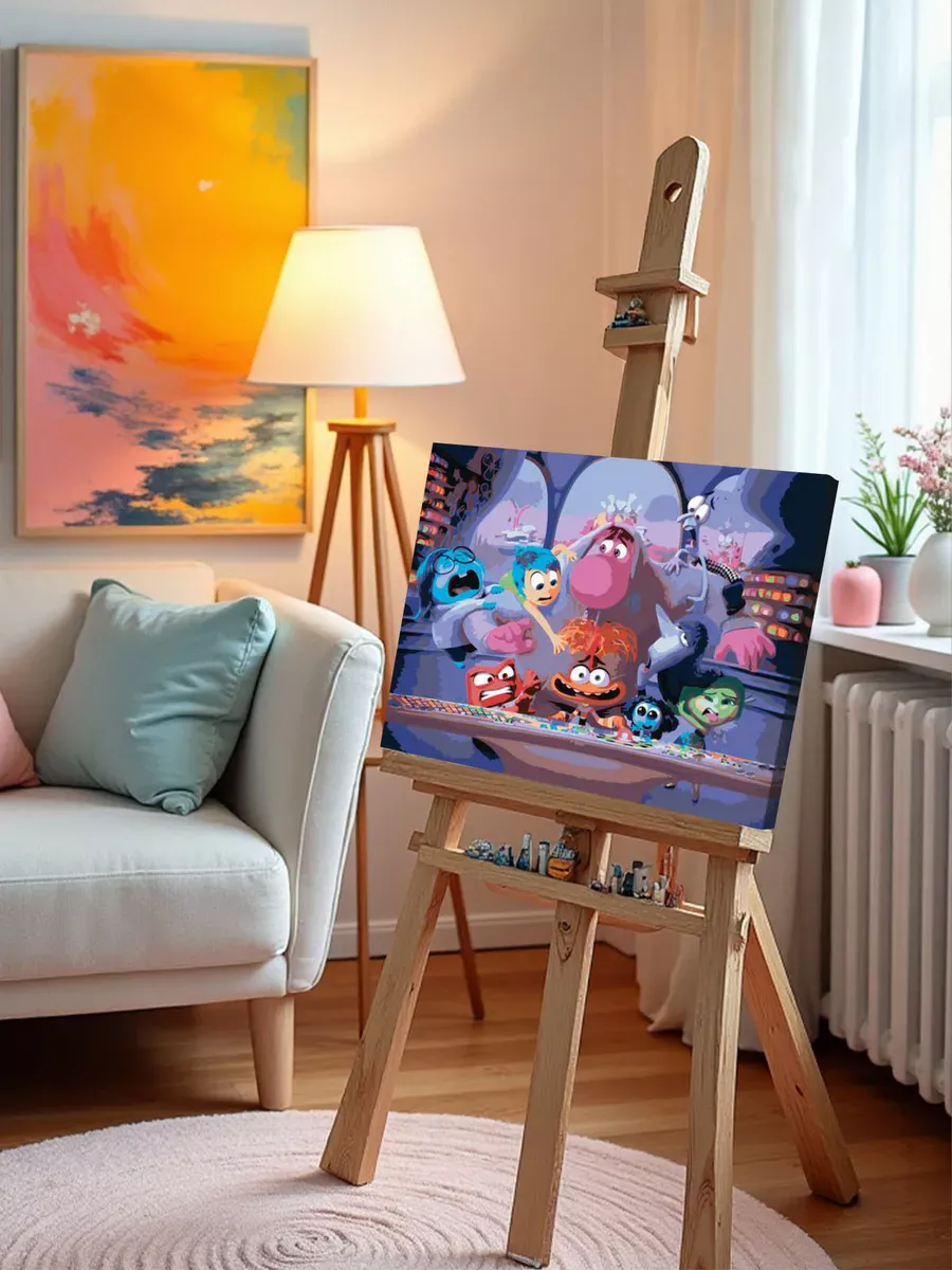 Картина по номерам «Головоломка 2: Герои, мультики 40x50» — картинка 9