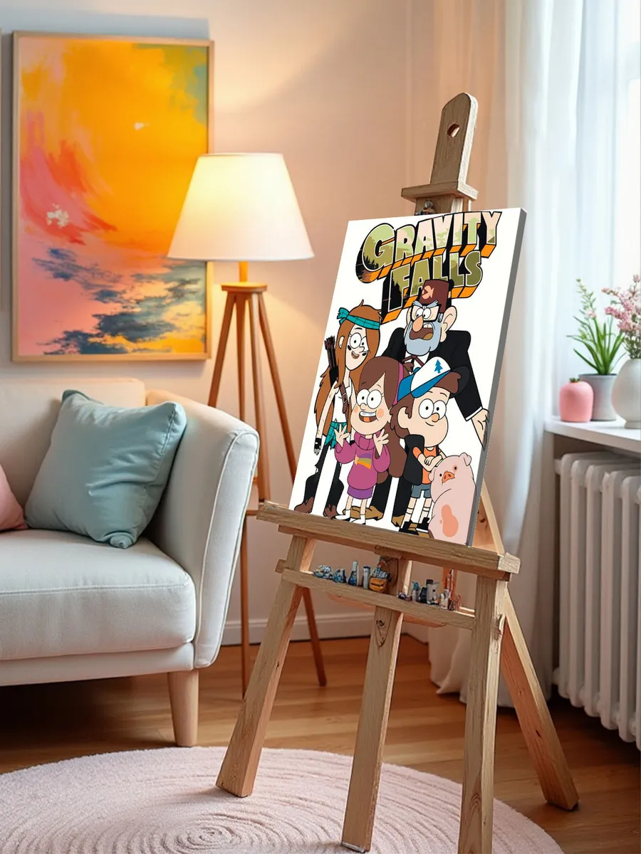 Картина по номерам «Гравити Фолз Фолс: Персонажи 40x50» — картинка 10