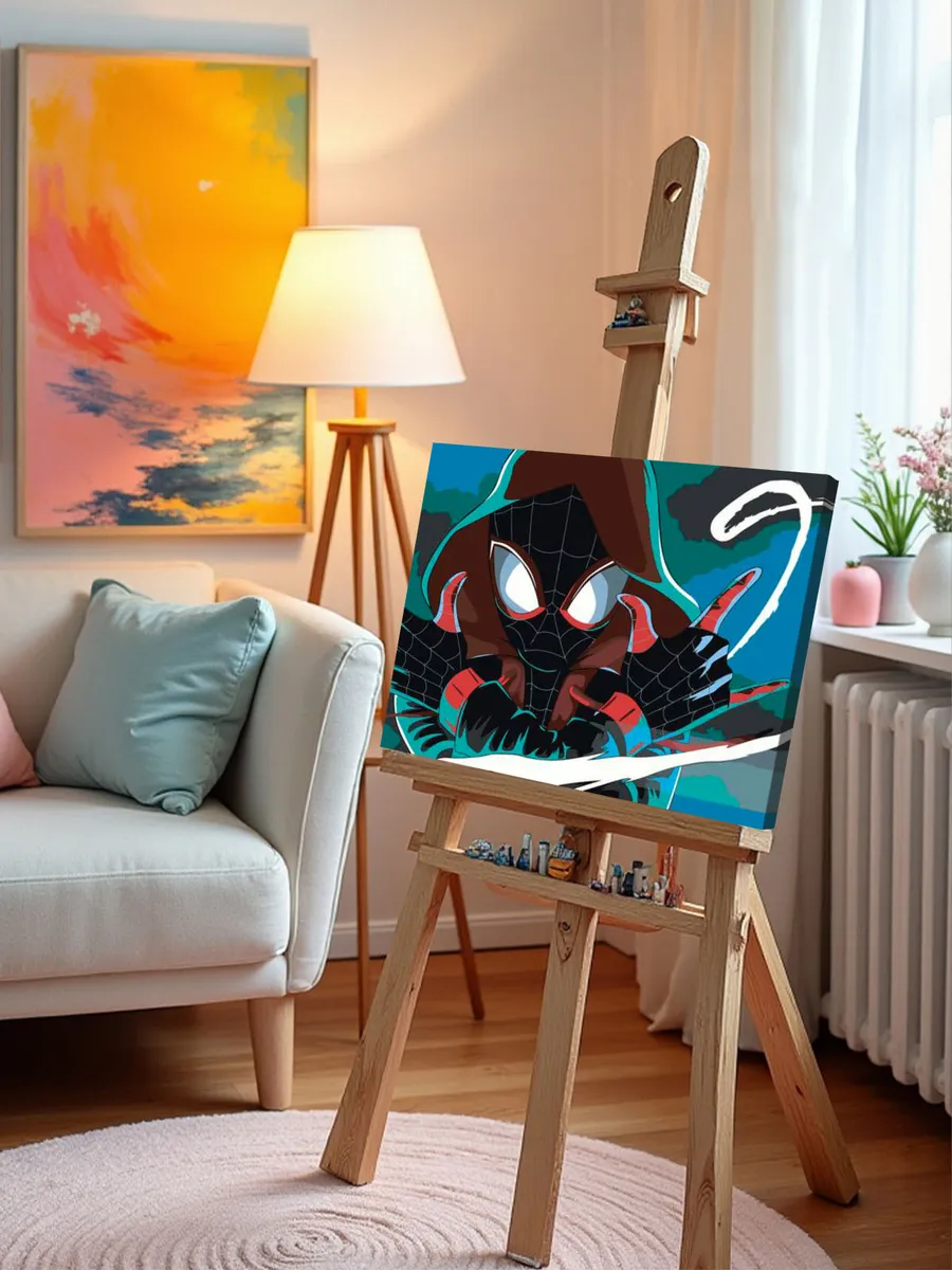 Картина по номерам «Человек паук Spiderman: Майлз Моралес» — картинка 9