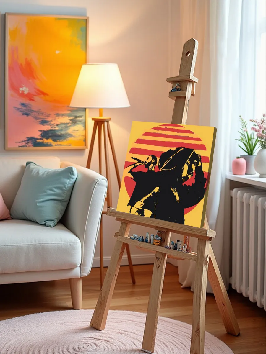 Картина по номерам «Рэперы Мияги и Энди Панда Miyagi: арт» — картинка 9