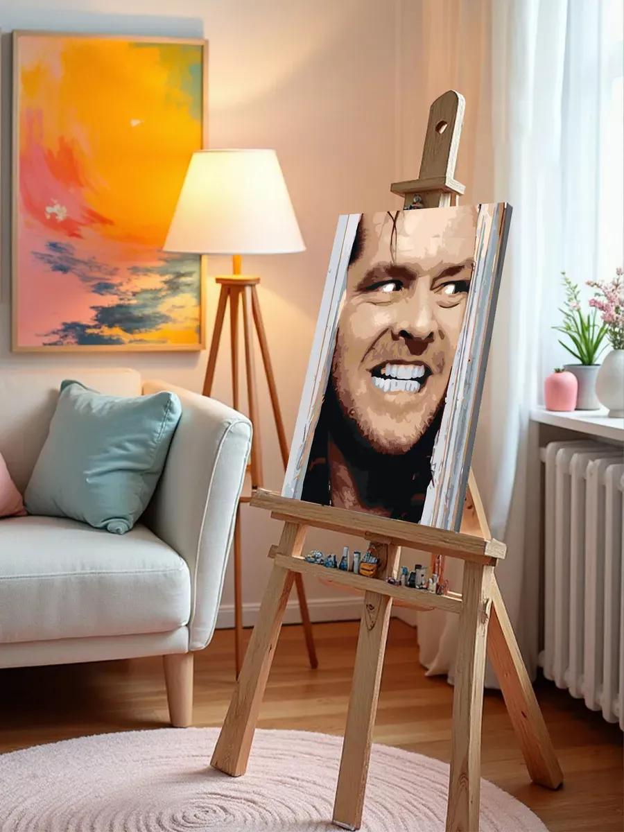 Картина по номерам «Мемы: Джек Николсон, фильм Сияние 40x50» — картинка 9