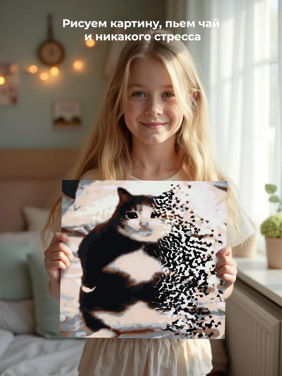 Картина по номерам «Мемы: Кот, Мстители, Ты чево наделал?» — картинка 6