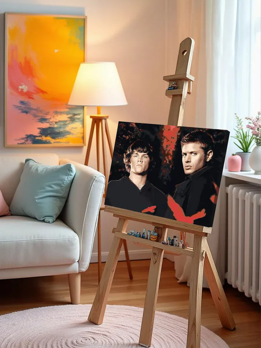 Картина по номерам «Сверхъестественное: Дин и Сэм Винчестеры» — картинка 9