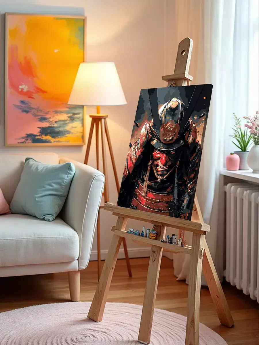 Картина по номерам «Япония, Азия: воин самурай в крови» — картинка 10