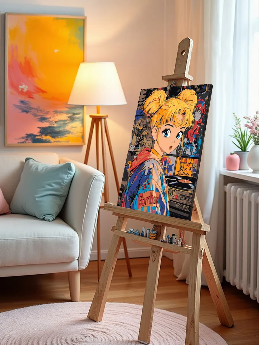 Картина по номерам «Аниме Сейлор Мун Sailor Moon: винтаж арт» — картинка 9