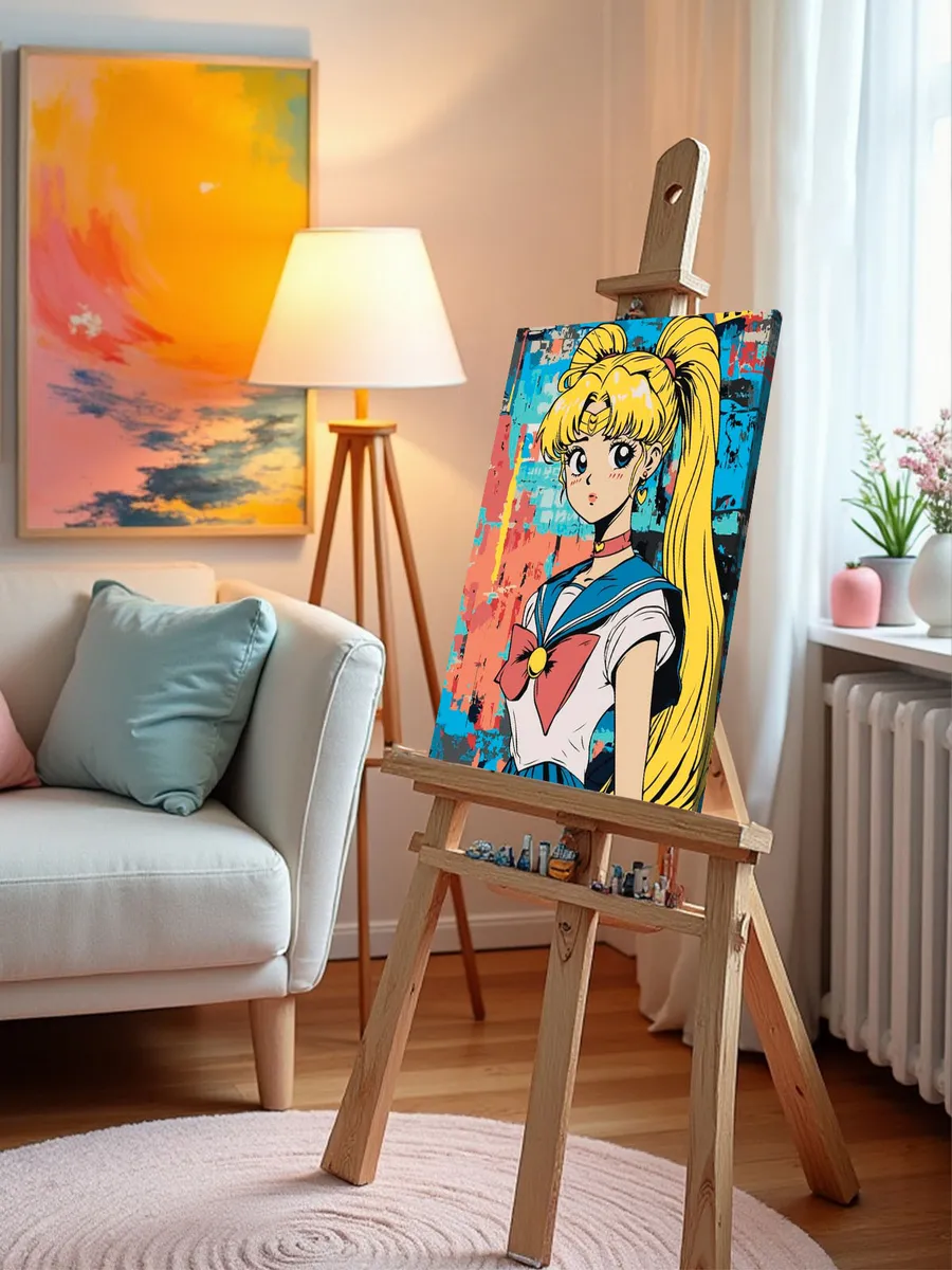Картина по номерам «Аниме Сейлор Мун Sailor Moon: граффити» — картинка 9