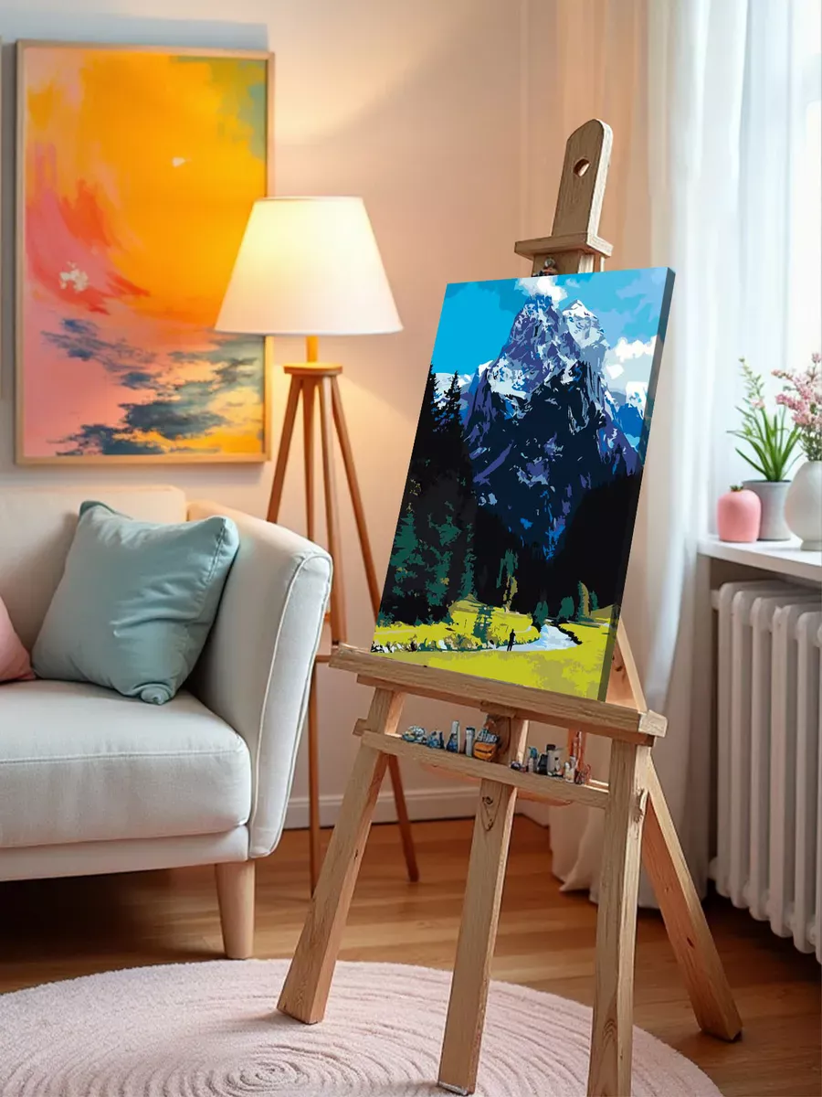 Картина по номерам «Кавказ, Грузия: гора Ушба, Сванетия» — картинка 9