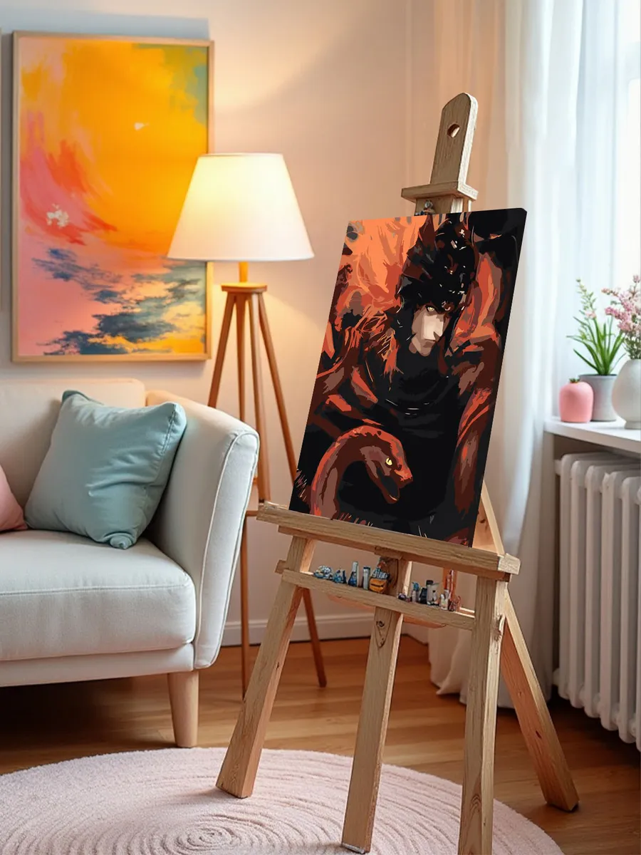 Картина по номерам «Элден Ринг Elden Ring: Мессмер и змея» — картинка 10