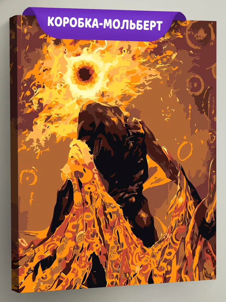 Картина по номерам «Элден Ринг Elden Ring: владыка Мидра»