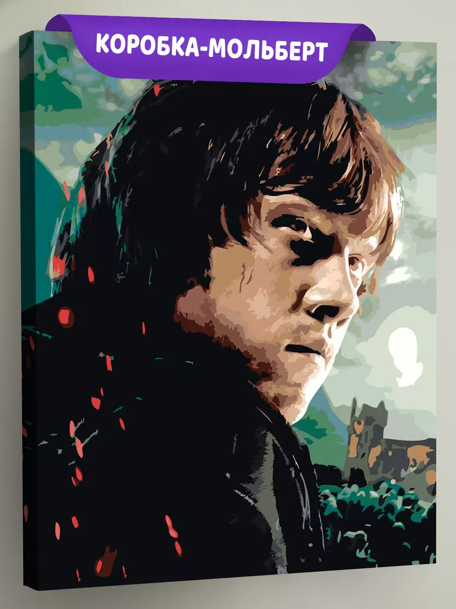 Картина по номерам «Гарри Поттер и Дары Смерти: Рон Уизли»