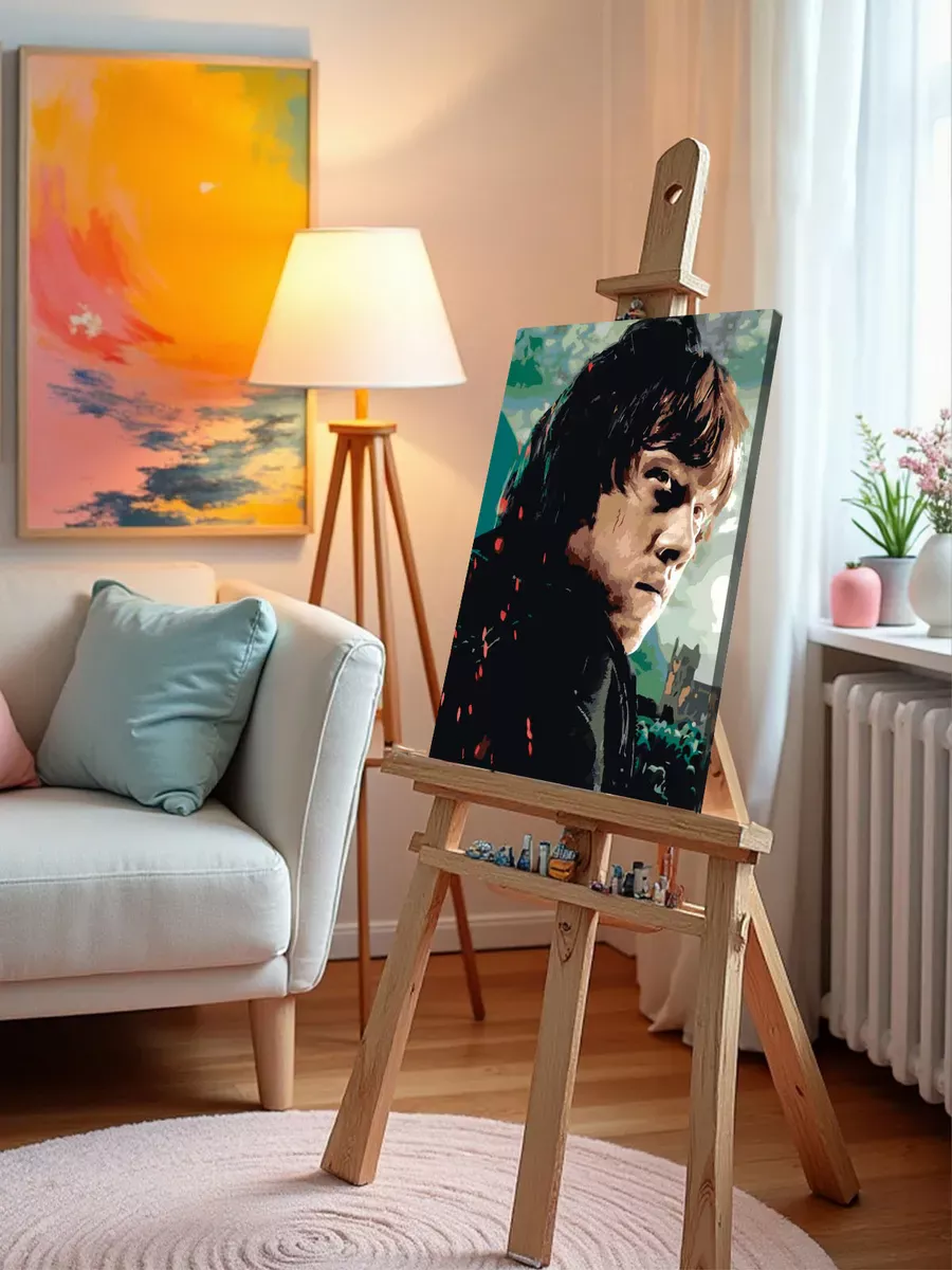 Картина по номерам «Гарри Поттер и Дары Смерти: Рон Уизли» — картинка 9