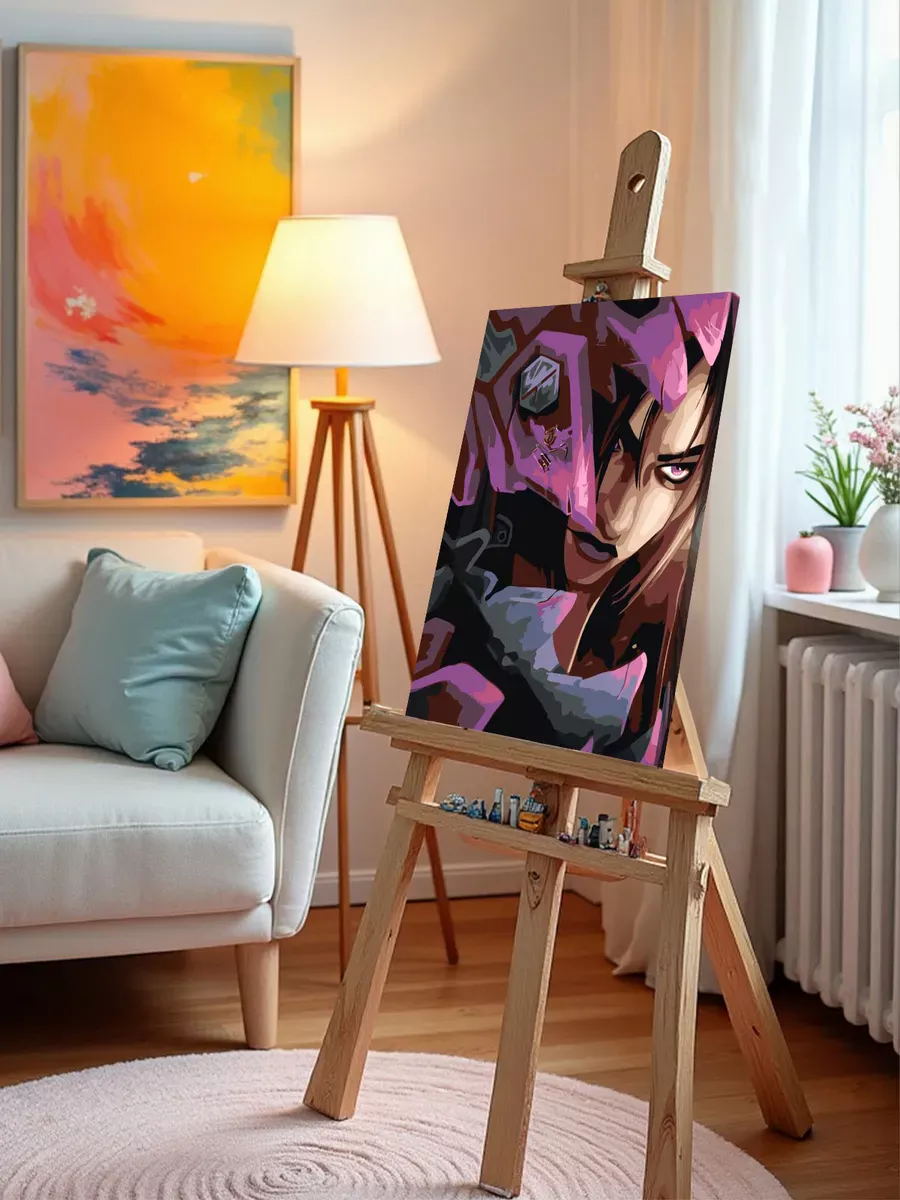 Картина по номерам «Аркейн Лига Легенд лол: Сейвика арт» — картинка 10