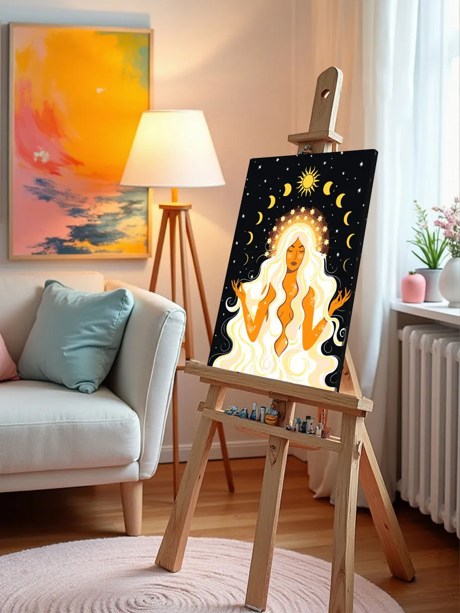 Картина по номерам «Астрология, эзотерика и таро: день и ночь» — картинка 9