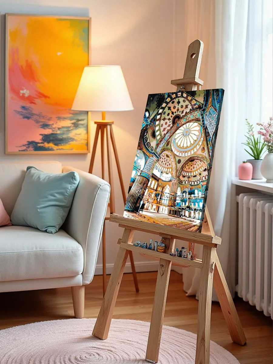 Картина по номерам «Стамбул, Турция: Голубая мечеть» — картинка 9