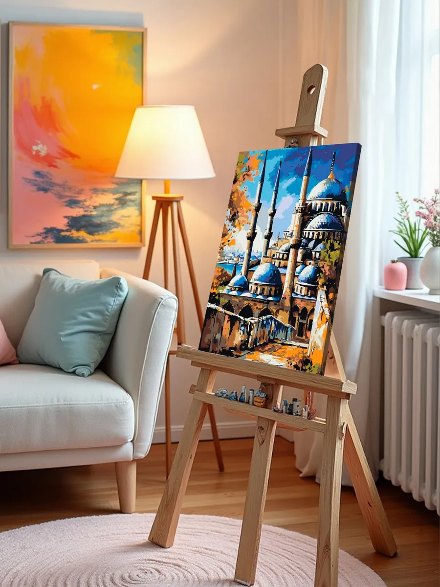 Картина по номерам «Стамбул, Турция: Голубая мечеть, пейзаж» — картинка 10