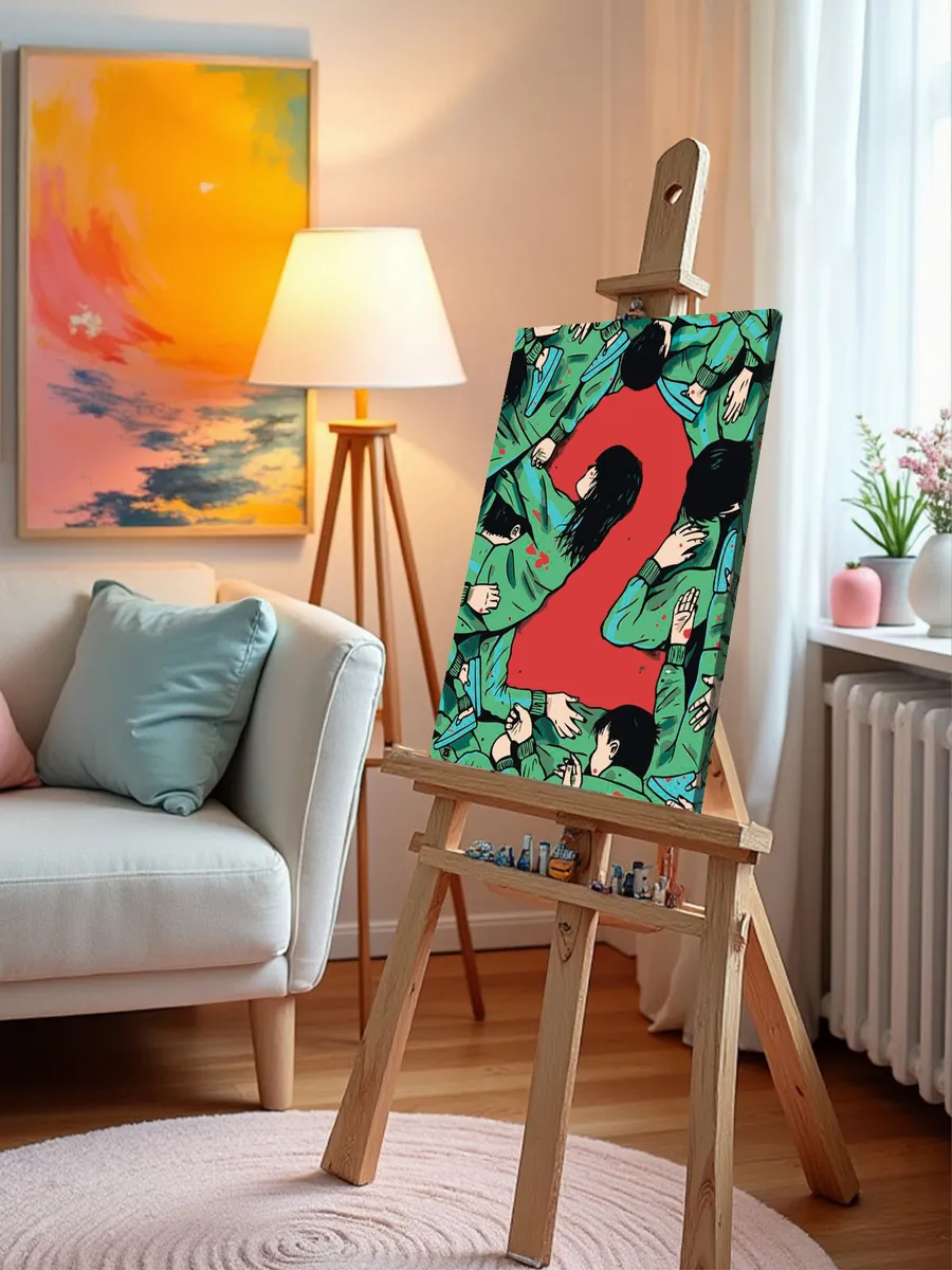 Картина по номерам «Игра в кальмара 2 сезон, корейцы: Постер» — картинка 9