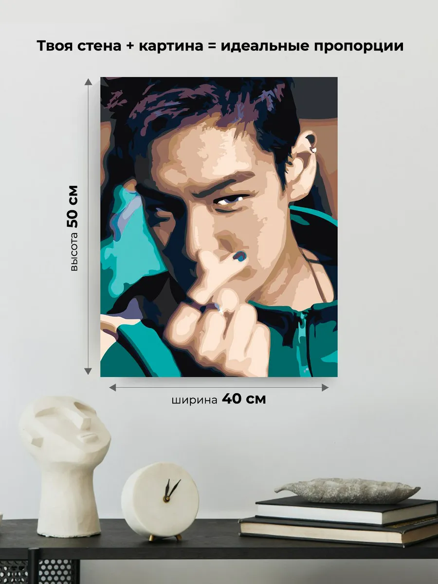 Картина по номерам «Игра в кальмара 2 сезон, корейцы: Танос» — картинка 3