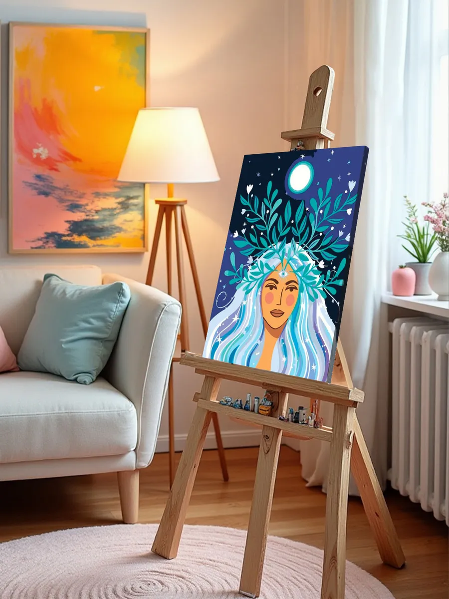 Картина по номерам «Астрология, эзотерика и таро: ночь» — картинка 9