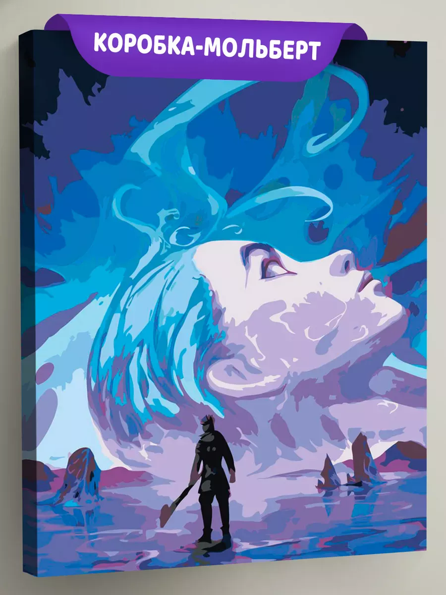 Картина по номерам «Аркейн Лига Легенд лол: Джинкс арт»