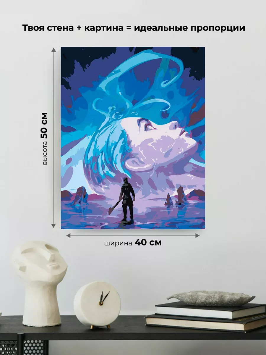 Картина по номерам «Аркейн Лига Легенд лол: Джинкс арт» — картинка 3