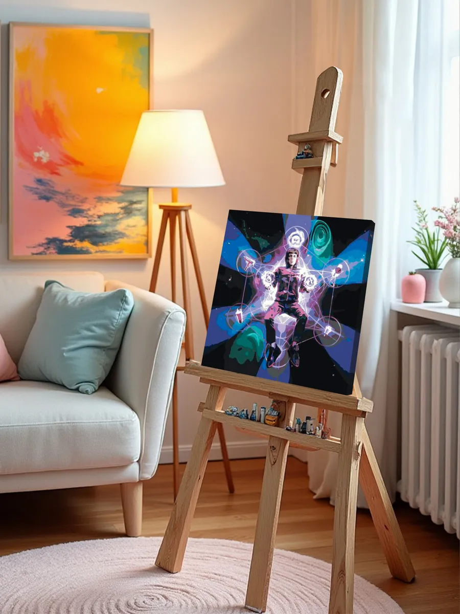 Картина по номерам «Рэпер Toxis Токсис: альбом MIND UP!» — картинка 9