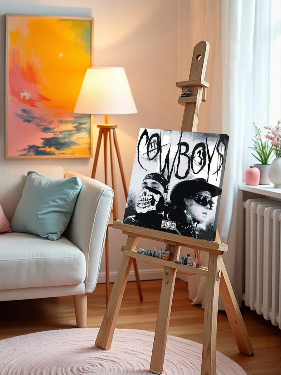 Картина по номерам «Рэпер Toxis Токсис, Егор Крид: CowBoys» — картинка 9