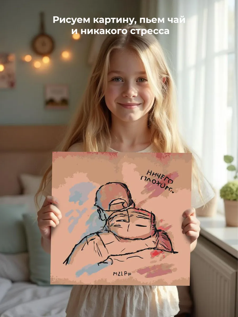 Картина по номерам «Рэпер мазелов mzlff: Ничего плохого» — картинка 6