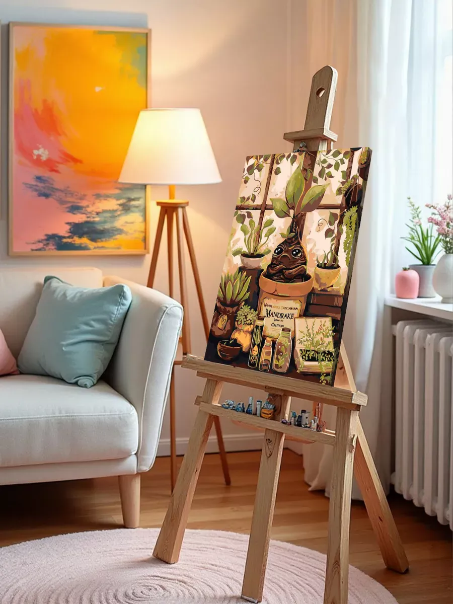 Картина по номерам «Гарри Поттер: Мандрагора арт, Хогвартс» — картинка 9