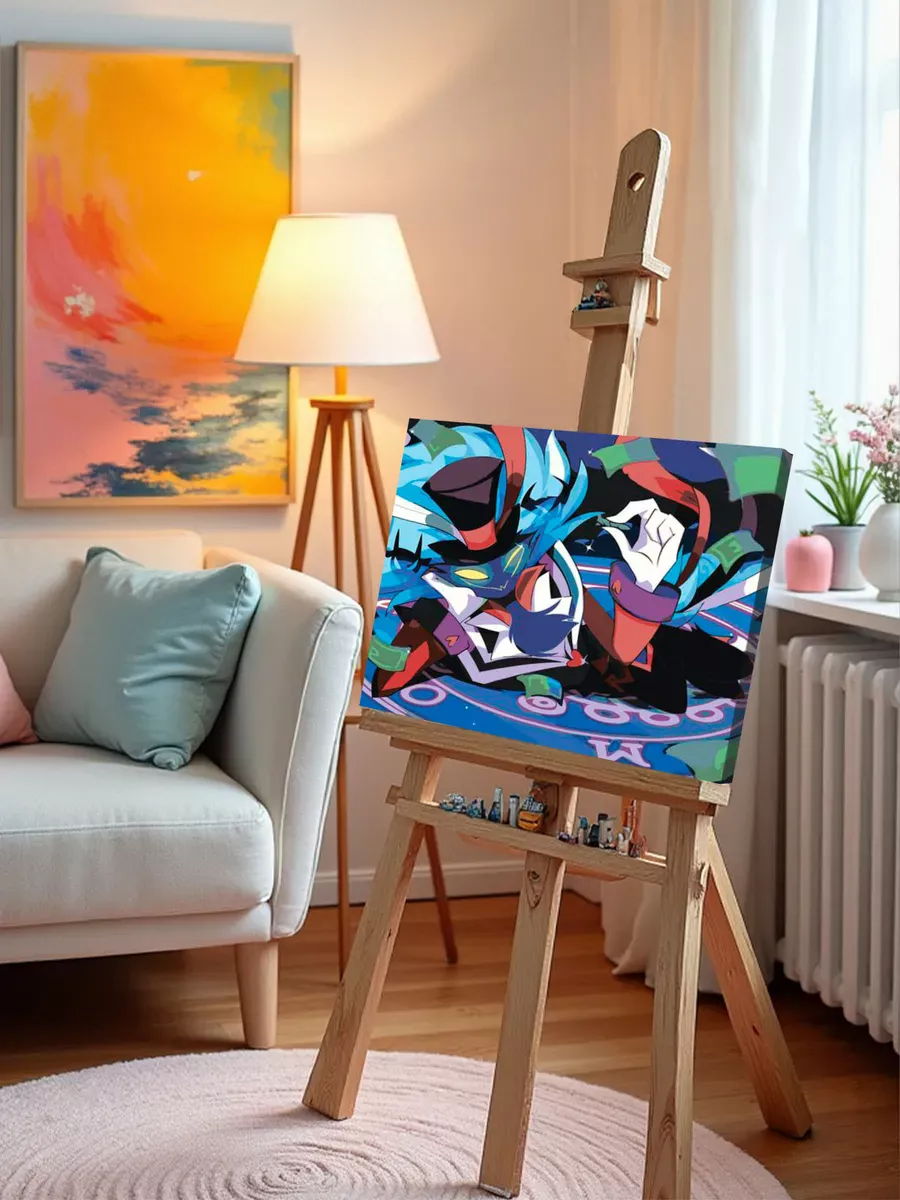 Картина по номерам «Адский босс, Отель Хазбин: Асмодей» — картинка 9